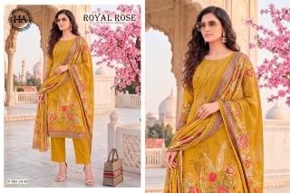 Alok suit royal rose wholesale dress material in chandrapur